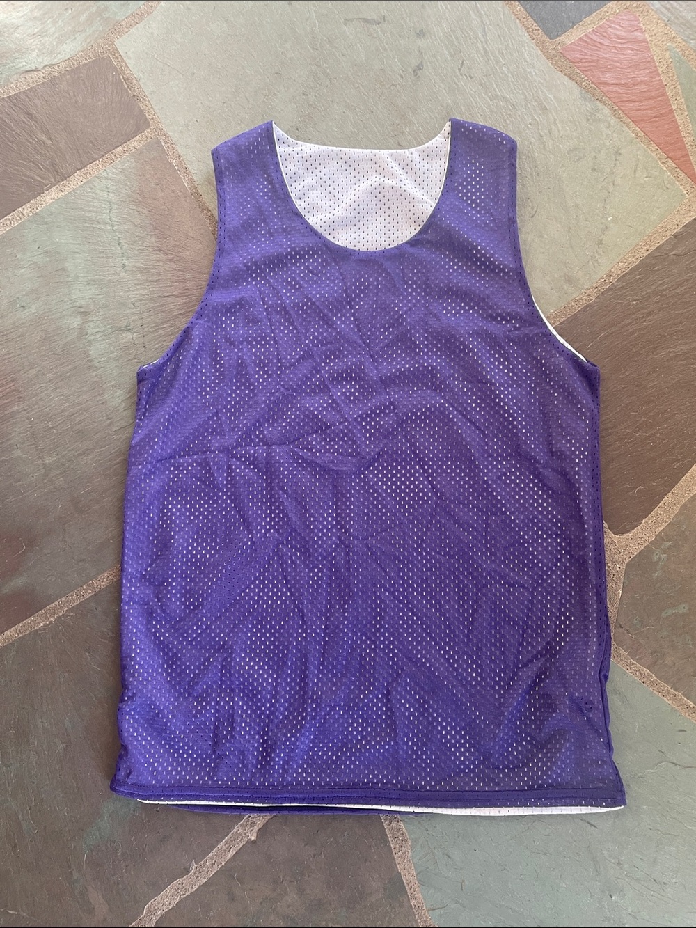 NWOT Reversible Purple Mesh Athletic Tank